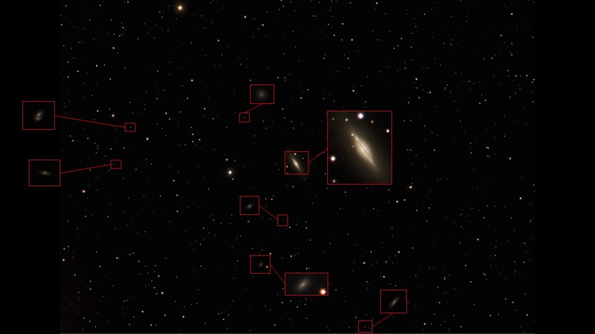 NGC5866 Galassia Fuso - Zoom