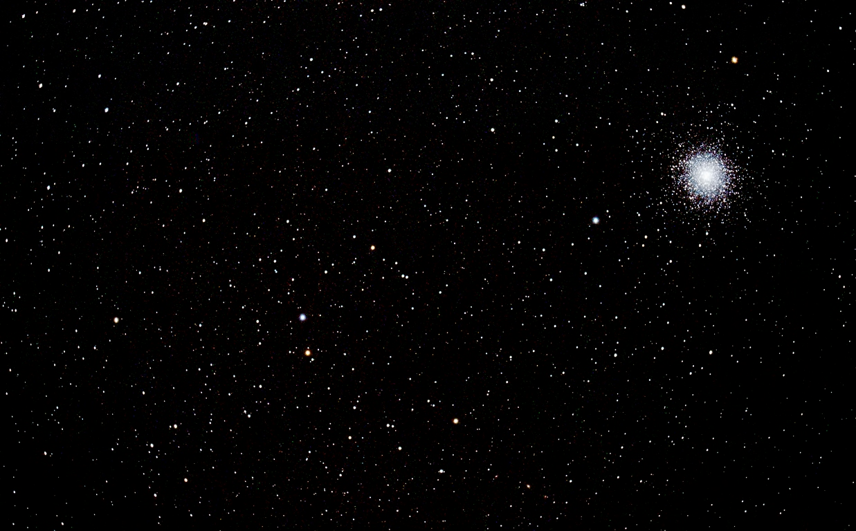 M13 primo test dalla cupola