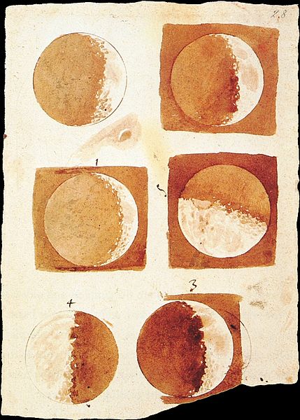 Le fasi lunari di Galileo