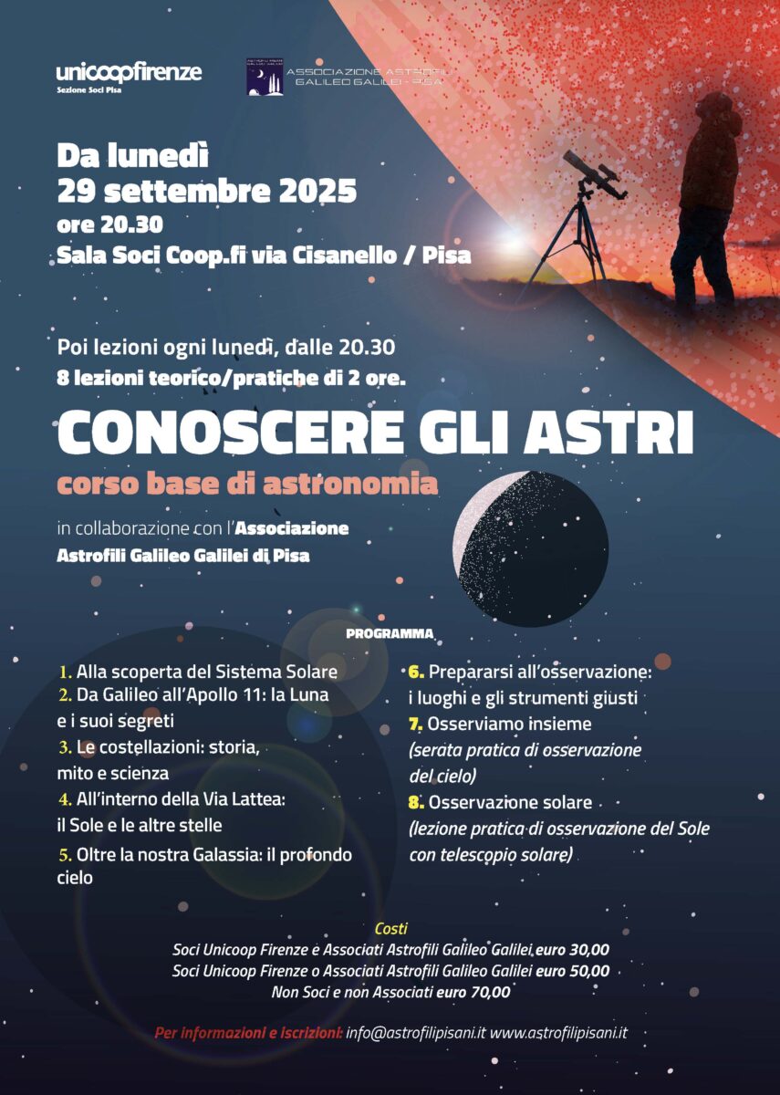 Corso Conoscere gli Astri 2025