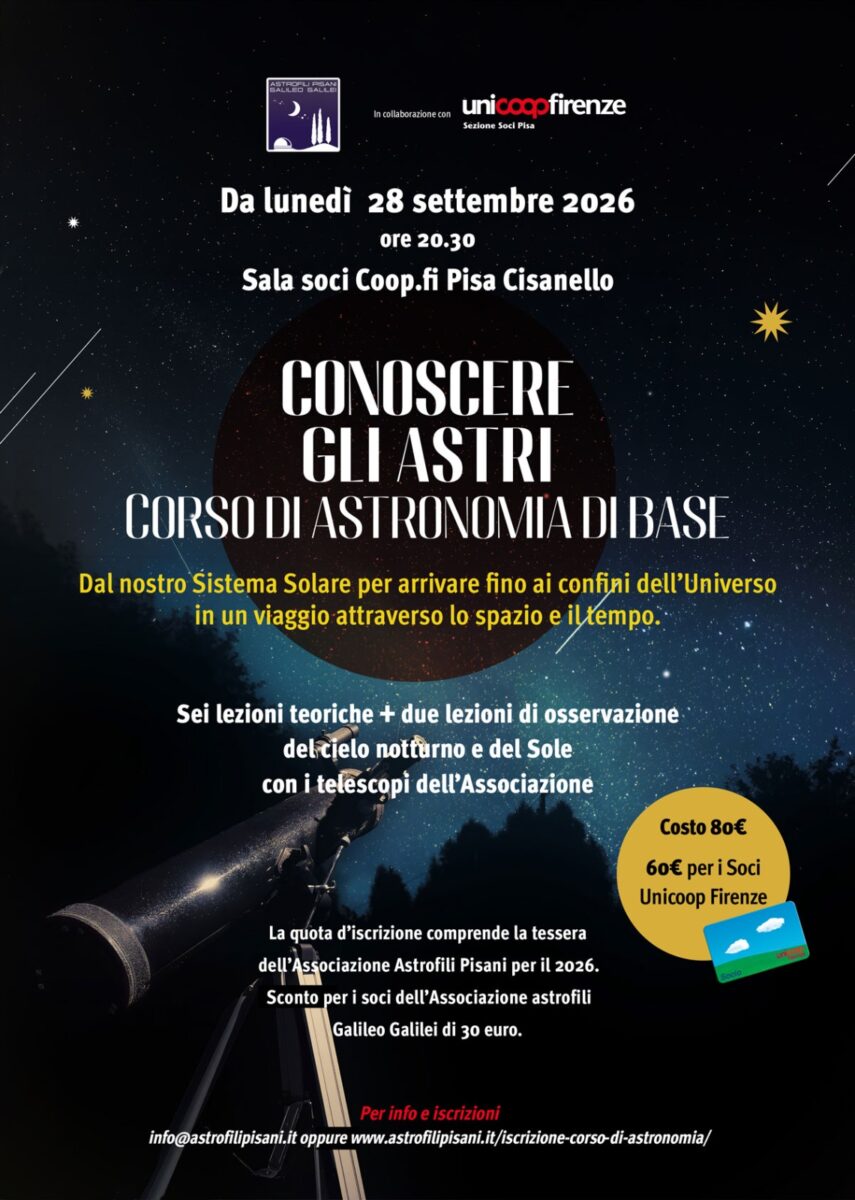 Corso Astronomia - Conoscere gli Astri
