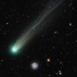 La cometa Lemmon fotografata dalla nostra cupola di Orciatico. Cometa Lemmon