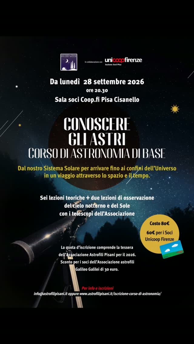 Astrofili Pisani - Associazione Astrofili Galileo Galilei